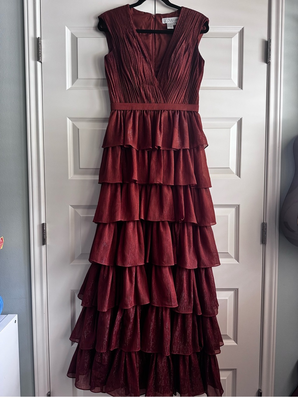 Women’s Copper Shimmer Maxi Dress